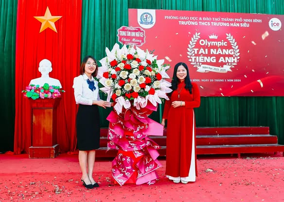 ICE IELTS trao tặng học bổng tại Cuộc thi Olympic Tài Năng Tiếng Anh – Trường THCS Trương Hán Siêu, Ninh Bình (2024)